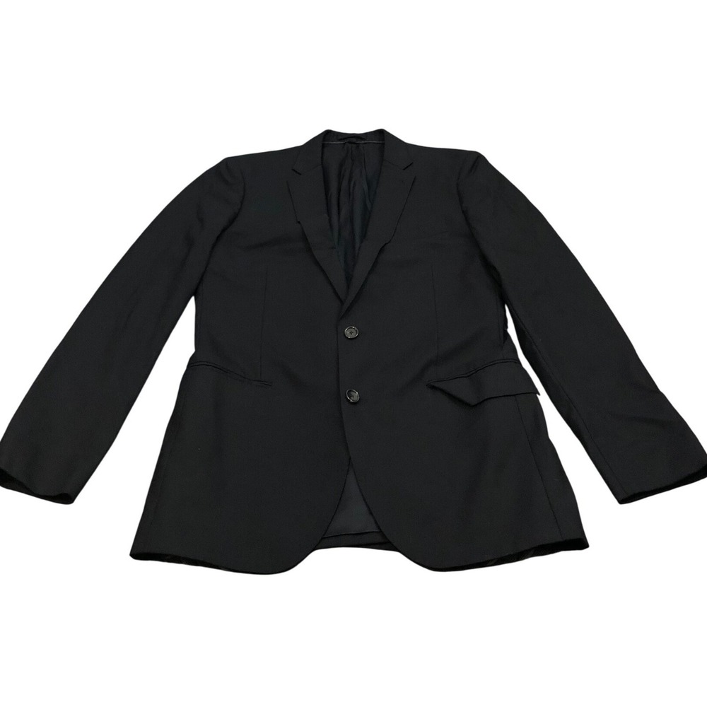 J.Crew Ludlow Blazer Mens 40L Navy Blue Loro Piana Super 120s Wool Suit Jacket